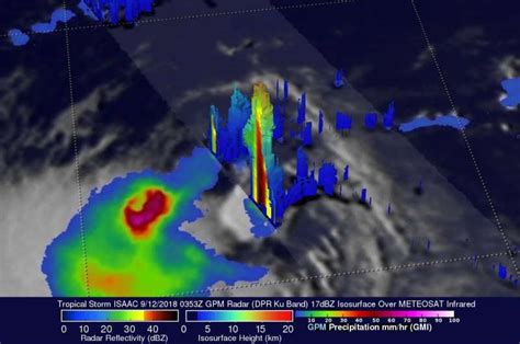 Nasajaxa Satellite Finds Heavy Rainfall In Tropical Storm Isaac