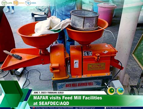 Mafar Visits Feed Mill Facilities At Seafdecaqd Ministry Of