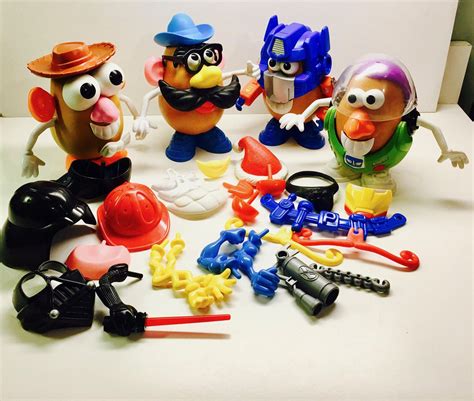 Vintage Lot Of Large Mr Potato Head Characters And Etsy Different