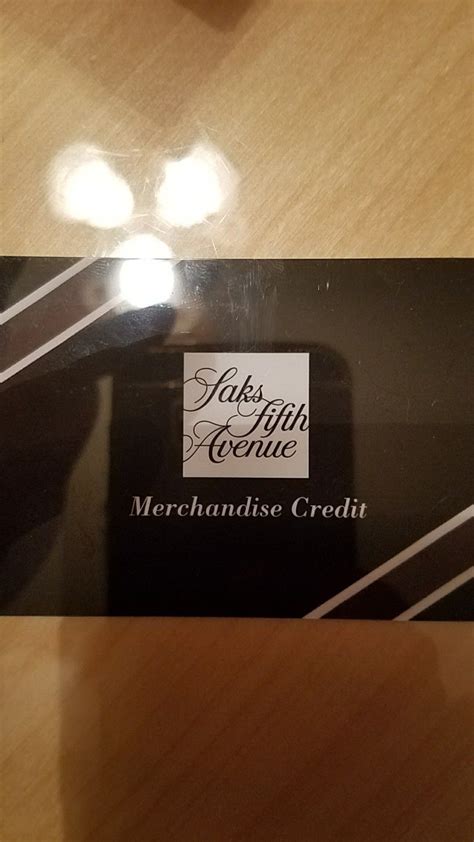We did not find results for: You are bidding on a gift card merchandise credit for $454 for saks fifth avenue. It never ...