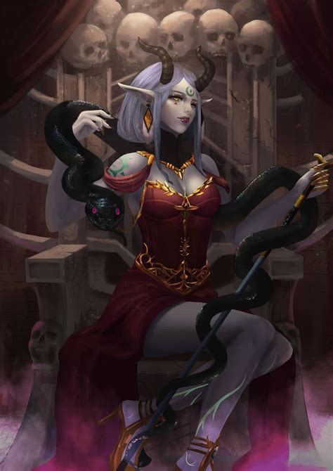 Demon Queen By Pyqhoel Demon Queen Fantasy Demon Female Demon