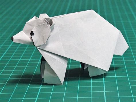 Origami Polar Bear Easy Crafting Papers