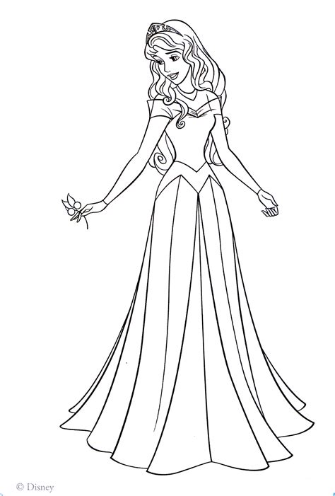 Aurora Disney Princess Coloring Pages Printable Coloring Pages