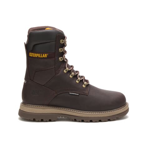 Caterpillar Work Boots Stores Mens Fairbanks 8 Waterproof Tx Steel