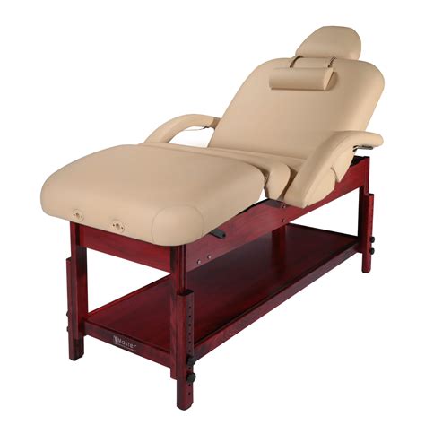 Buy Master Massage Claudia Stationary Massage Table With Pneumatic Tilting Backrest And Leg Rest