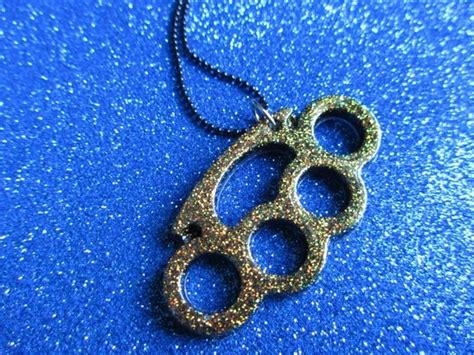 Brass Knuckle Necklace By Sparkleofeden On Etsy 1400 Brass