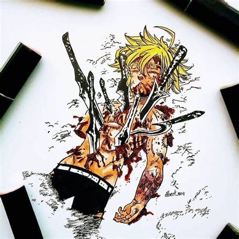 Mega morreu mas passa bem kkk. "Mi piace": 3,641, commenti: 20 - Meliodas Black Sin ...