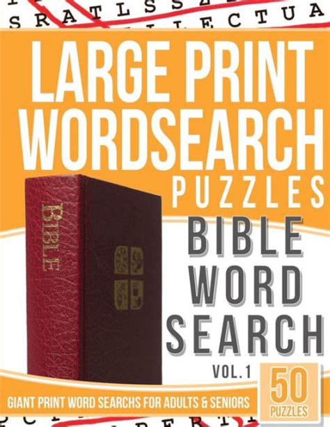 Large Print Wordsearch Puzzles Bible Word Search Giant