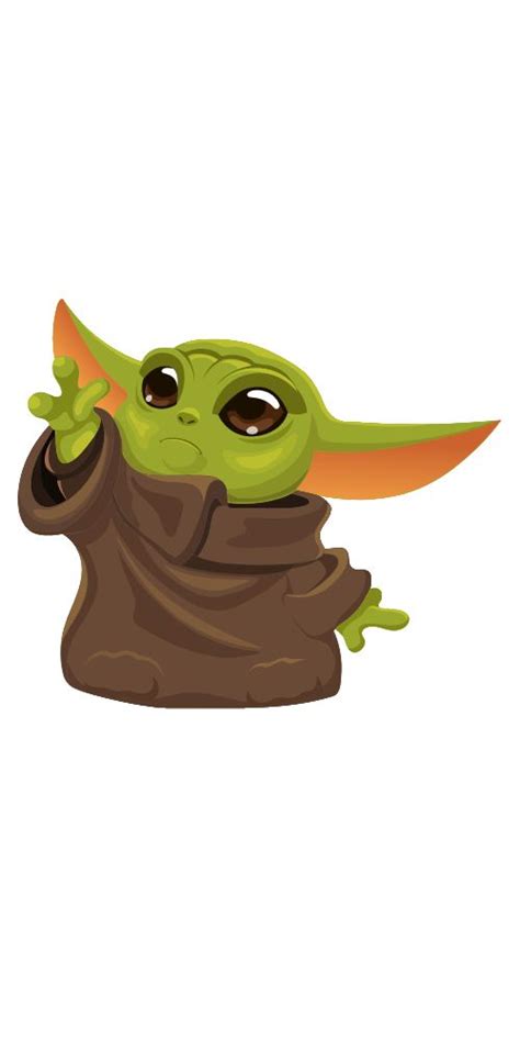 Baby Yoda Trying To Reach Stuff Yoda Sticker Star Wars Stickers