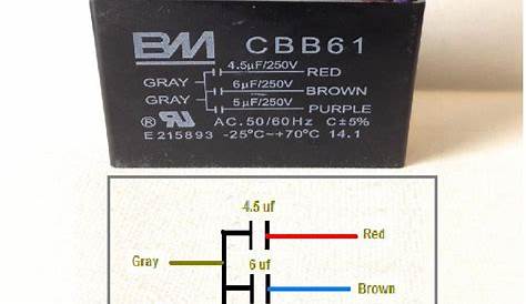 5 Wire Ceiling Fan Capacitor Wiring Diagram - Electrical Online 4u