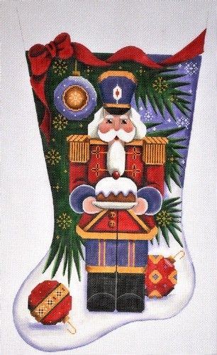 Nutcracker | Needlepoint christmas stockings, Needlepoint christmas