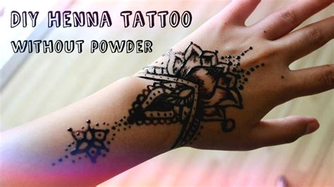 Both lavender and tea tree oils have monoterpene alcohols which will help release more of the dye in the henna powder resulting in a darker stain. DIY Henna Tattoo (Without Henna Powder!) - YouTube