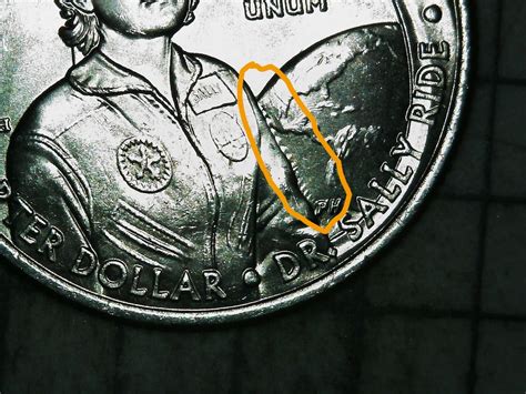 2022 Sally Ride Quarter Errors Coins