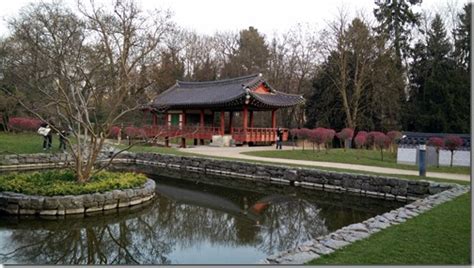 Goethe University Campus Grüneburg Park And Korean Garden Frankfurt