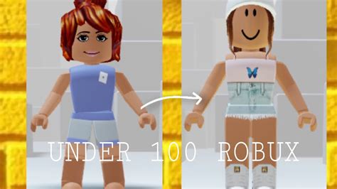 How To Make A Super Cute Avatar On Roblox Under 100 Robux Youtube