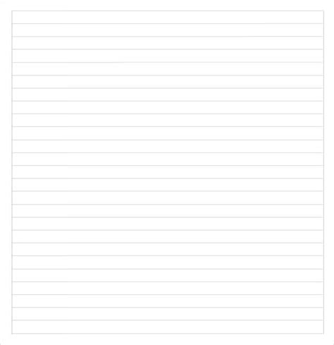 Lined Paper Pdf Free Download Aashe Notebook Paper 9 Download