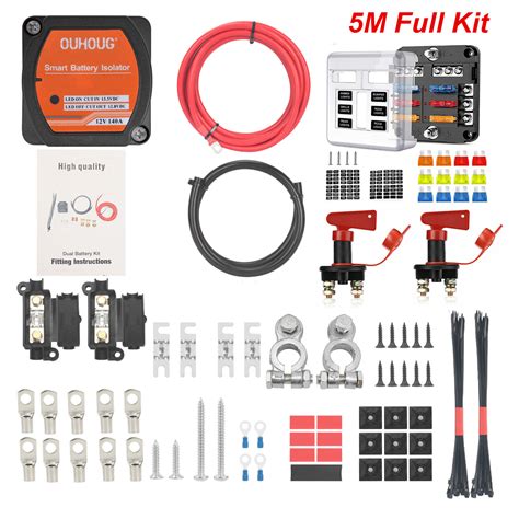 3m5m7mtr Ready Made Split Charge Kit 12v 140amp Vsr Voltage Sense