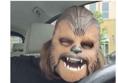 mom in chewbacca mask has the internet in fits ubergizmo