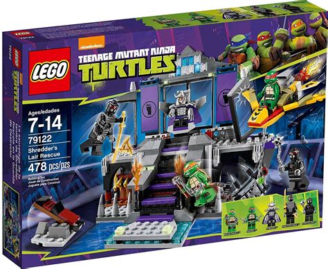Lego Teenage Mutant Ninja Turtles Shredders Lair Rescue Set 79122 The