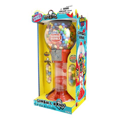 Giant Dubble Bubble Spiral Fun Gumball Bank 24 Tall C