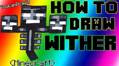 The results of the 1 million view giveaway will be announced very soon. How To Draw Wither from Minecraft YouCanDrawIt ツ 1080p HD ...