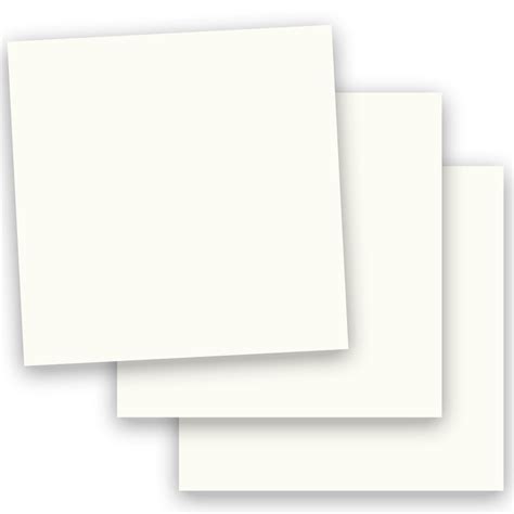 Popular Whip Cream 12x12 Square Paper 65c Lightweight Cardstock 50