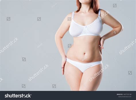 Woman Fat Flabby Belly Overweight Female Stock Photo Shutterstock