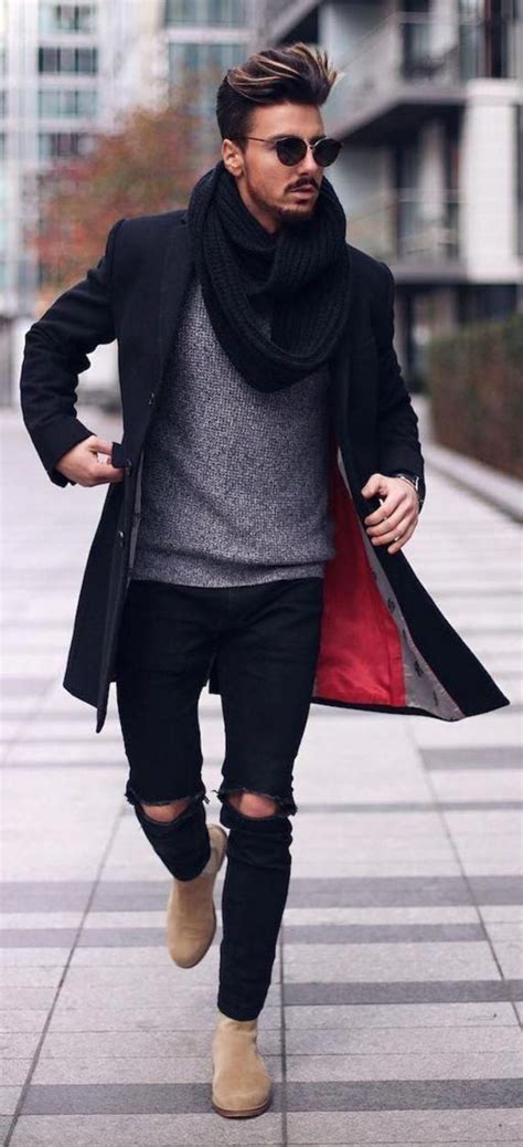 25 Charming Men Winter Outfits For Extreme Weather Winter Outfits Men