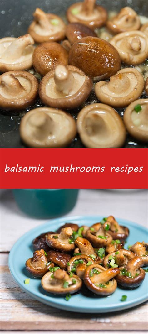 Balsamic Mushrooms Recipes Recipe Easy Mushroom Recipes Mushroom