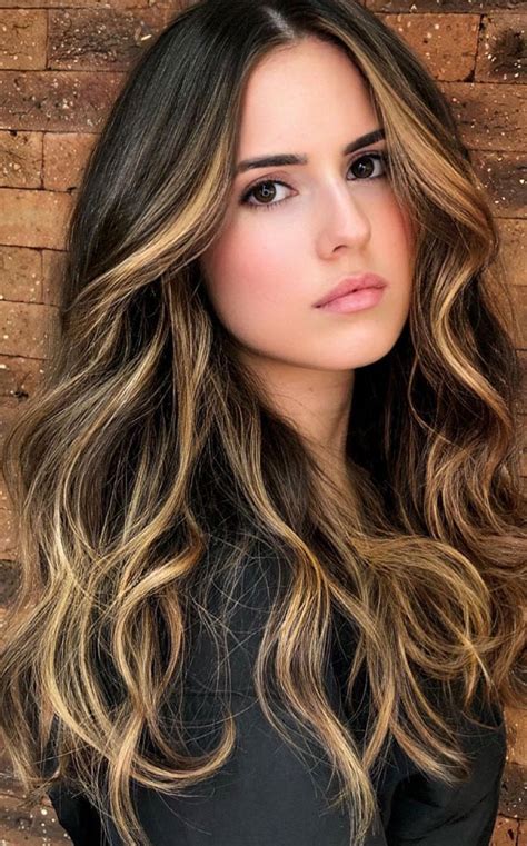 Gorgeous Blonde Highlights Ideas You Absolutely Have To Try Dark Hair With Honey Blonde