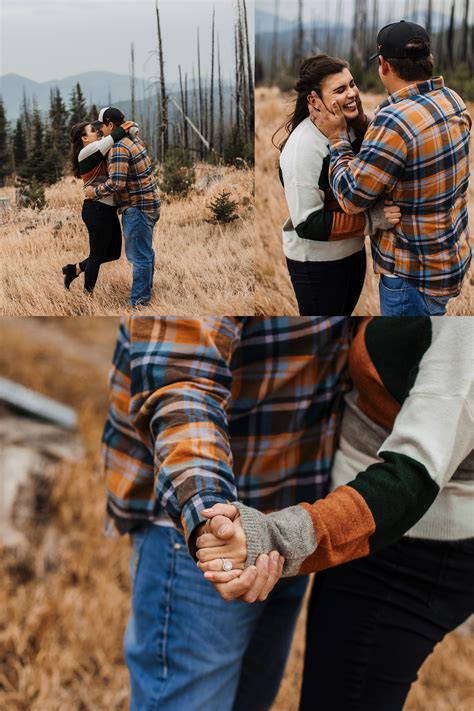 Pumpkin Inspired Engagement Photos || Helena Lewis and Clark Forest