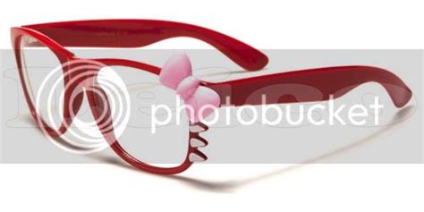 hello kitty women clear uv lens nerd sunglasses rx prescription frame glasses ebay
