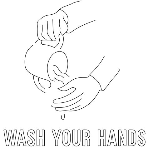 Handwashing Coloring Page The Best Porn Website