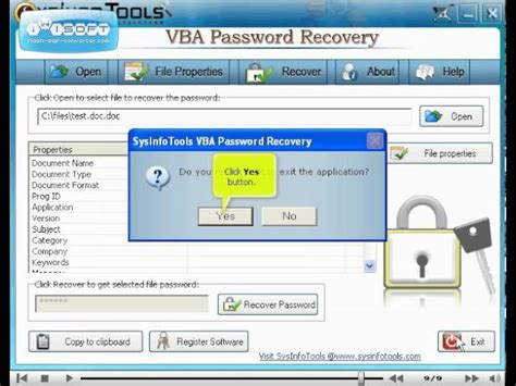 Sysinfo Vba Password Recovery Pricing Reviews And Features In 2022