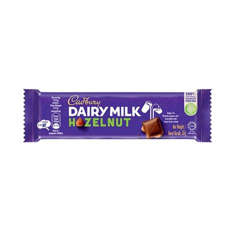 Cadbury Dairy Milk Hazelnut 37g The Chocolate House