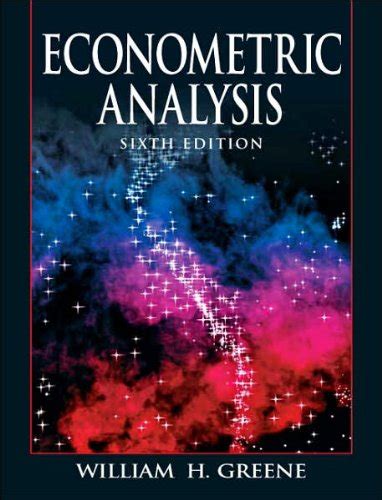 『econometric Analysis』｜感想・レビュー 読書メーター