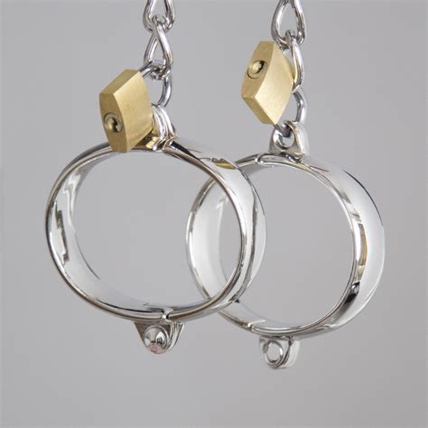 New Sex Toys For Couples Stainless Steel Handcuffs Lockable Shackles Sex Metal Hand Cuffs Ankle