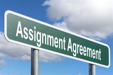 Assignment Agreement Free Of Charge Creative Commons Green Highway