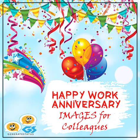 Make their anniversary day memorable and special. Happy Work Anniversary Images - Latest Work Anniversary Images