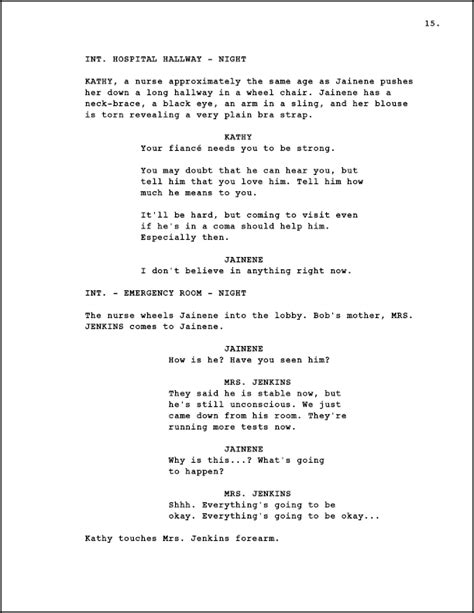 Just Sharing A Screenplay Formatting Sample Dunno If You Ve Ever Come