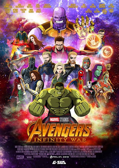 The studio left out one. Avengers: Infinity War by Jesús Prado | Marvel vingadores ...