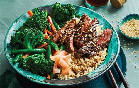 Teriyaki Beef Rice Bowl Healthy Food Guide
