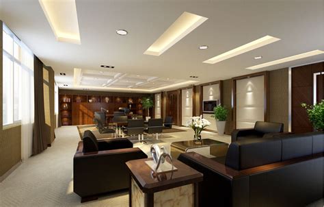 Ceo Office Chinese Modern Style Interior Design Cool