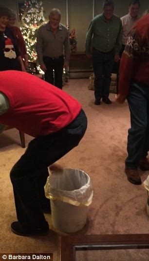 Facebook Video Of Adults Playing A Poop The Potato Game At Christmas