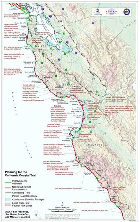 Northern California Hiking Map Printable Maps