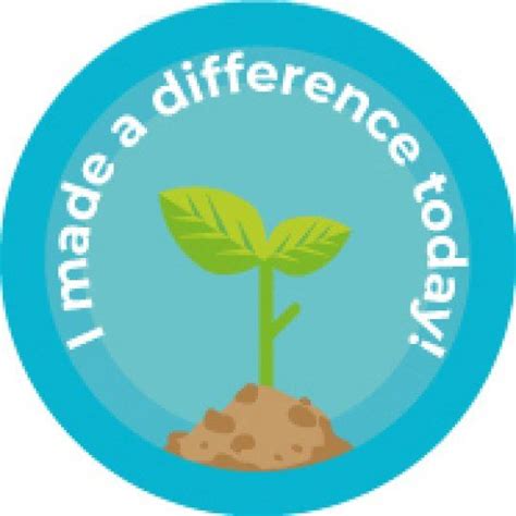 I Made A Difference Today Reward Stickers Stickers Green Office