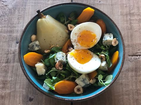 Idées menus végétariens (par saison) 1 mars 2019. Recette de saison végétarienne - Salade d'Automne