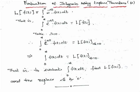TPGIT - MATHEMATICS: Laplace transform of integrals-Evaluation of ...