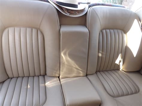 If you found this page in search of proper car leather cleaning, you can go straight to cleaning your leather car seats. Rover P5B Leather Seat Restoration 17