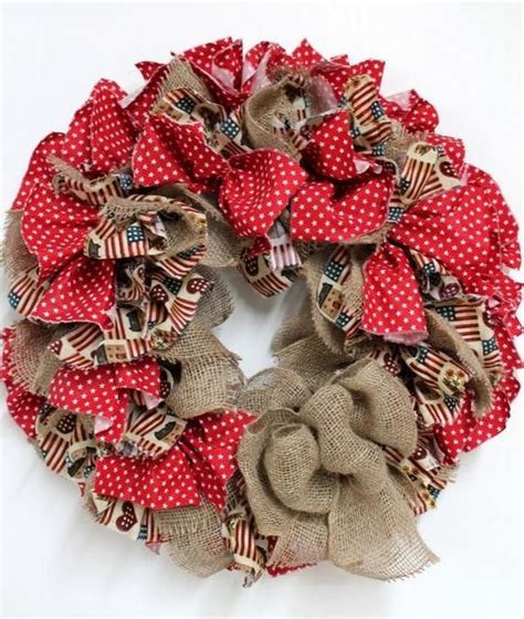 Diy Christmas Rag Wreath Ideas Easy Cheap Christmas Decoration Natural